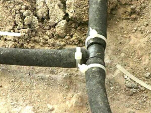 anti termite porous pipe installation